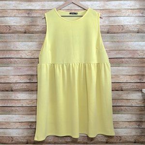 Yellow Sleeveless Dress